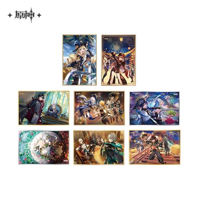 【原神官方】原神主題系列壓克力色紙 Genshin