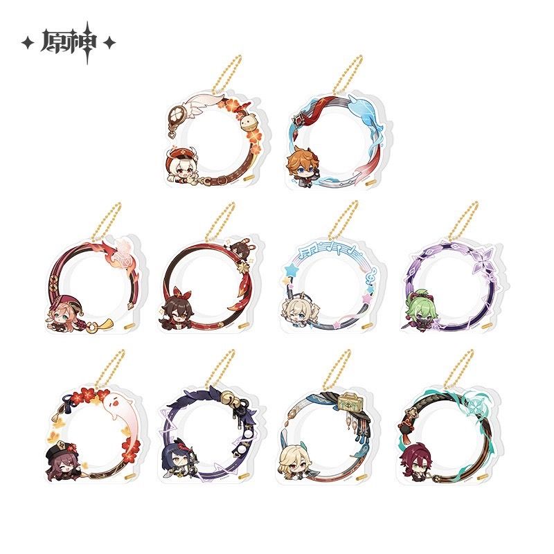 【原神官方】原神头像框系列徽章亚克力收纳套 Genshin