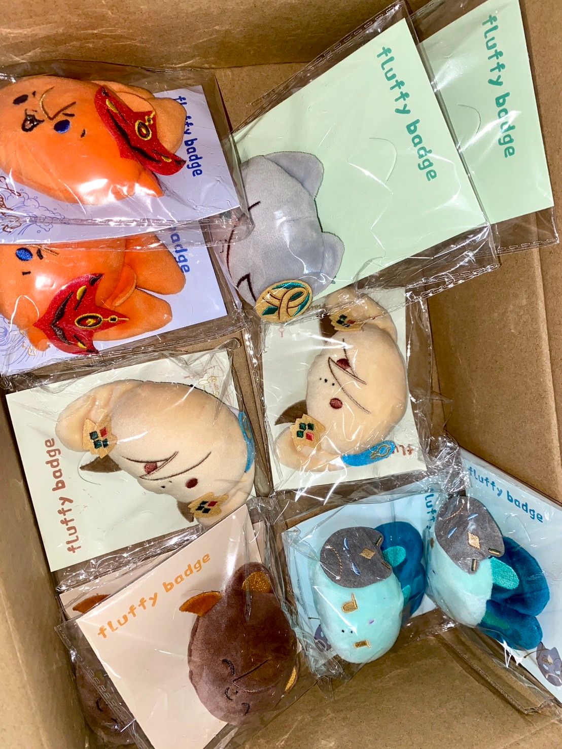 （同人）毛絨徽章