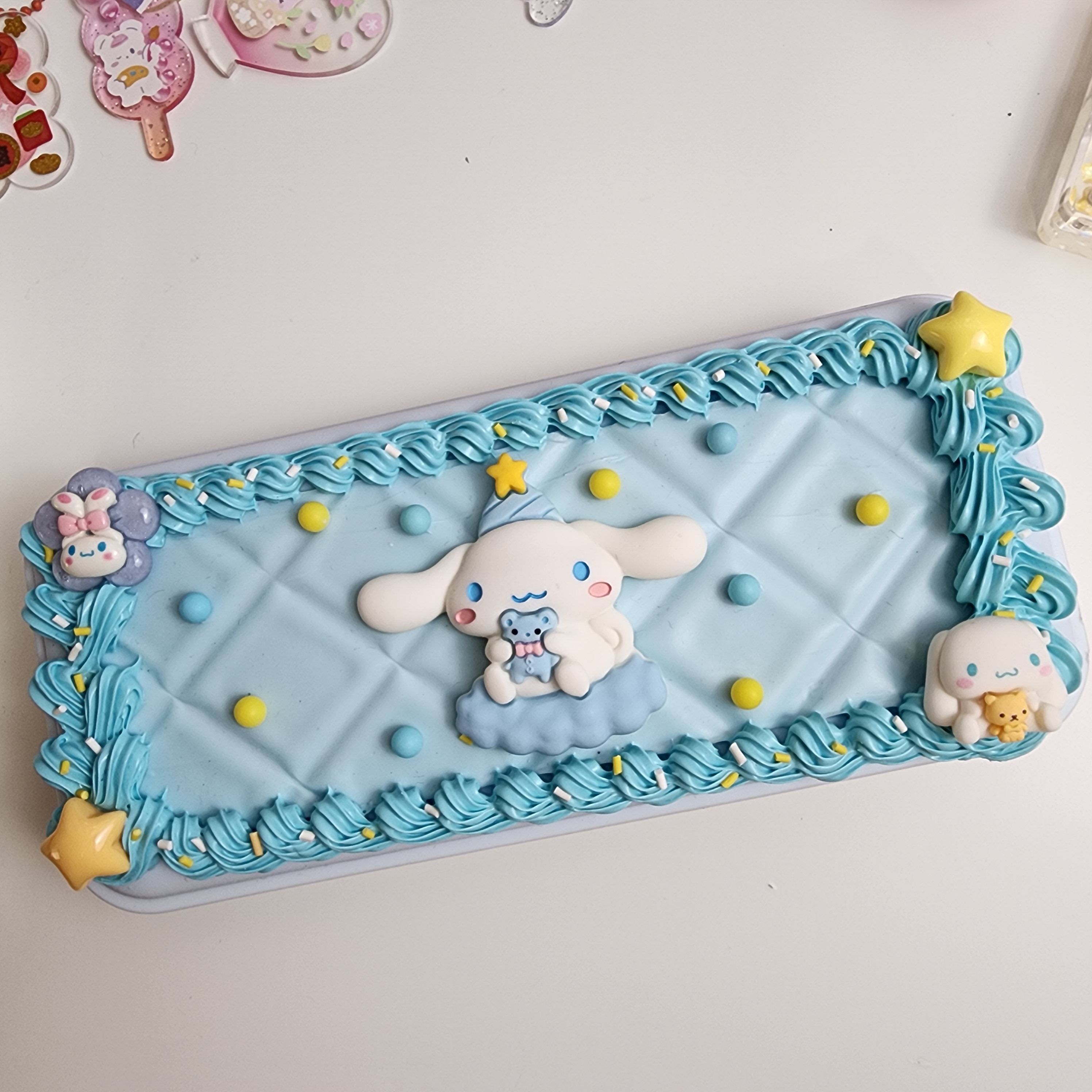 大耳狗藍色奶油膠鉛筆盒