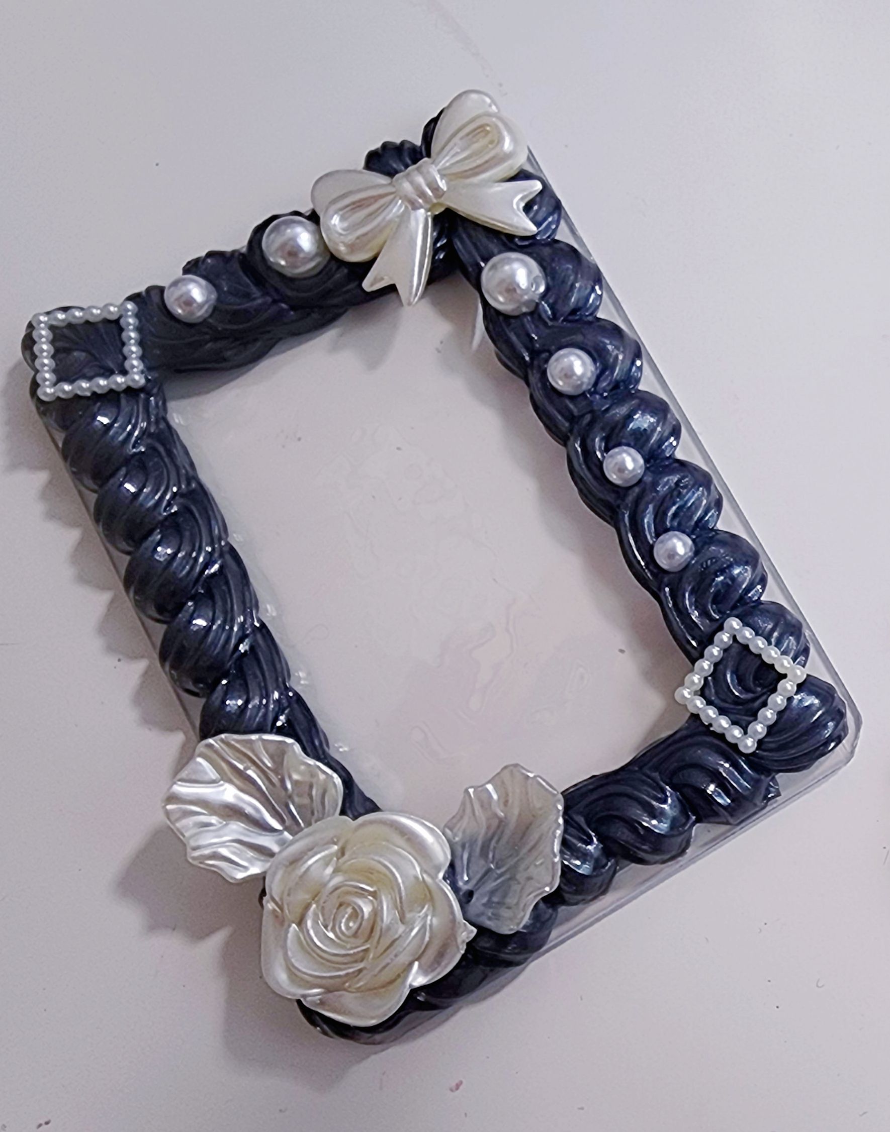 專屬賣場下單 奶油膠卡套+秀紫色花花卡磚