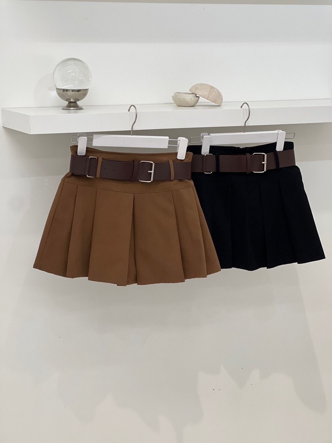 美式復古高腰挺版百褶裙🤠有內襯 免穿安全褲!!!