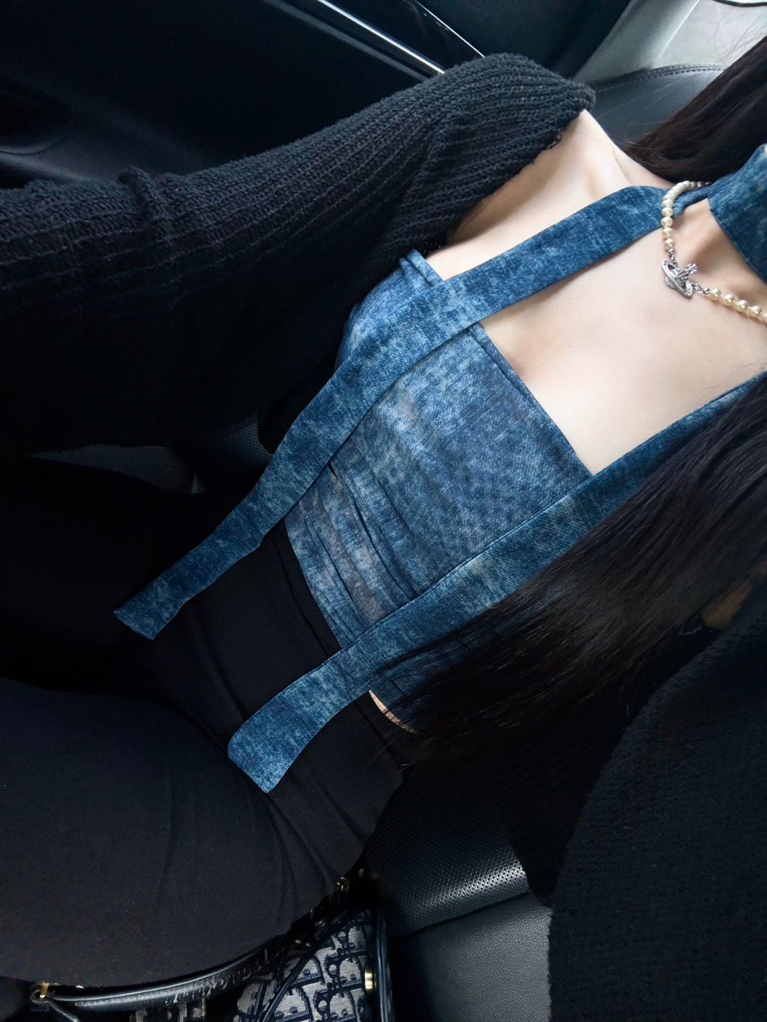 Made in Korea🇰🇷Heatwave Crush 熱浪漫染1+1抓皺抹胸set🩵