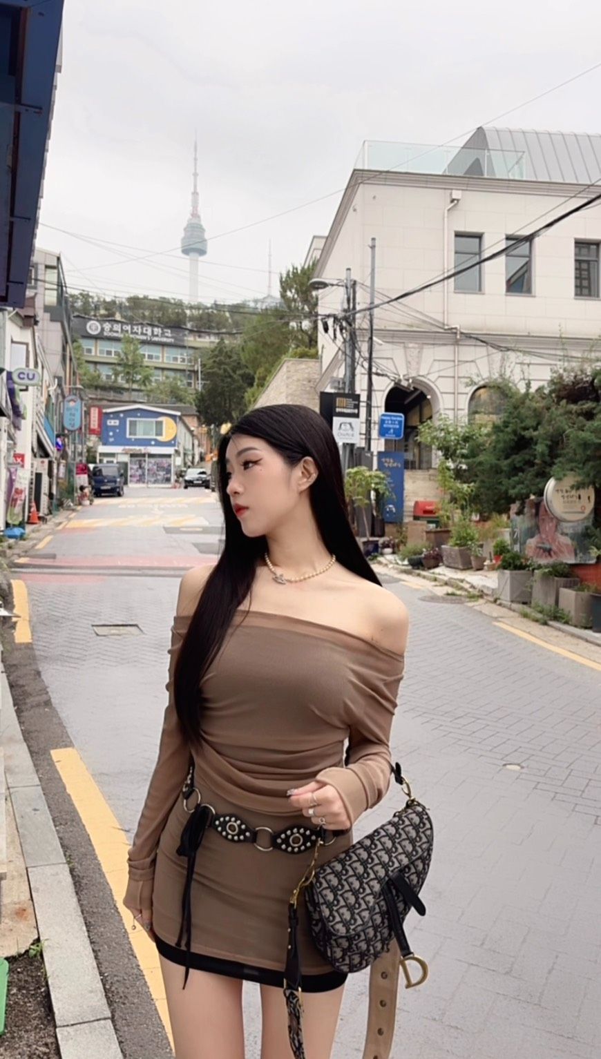 闆娘包色自留！Shadow Muse沙丘迷霧繆思🏜️兩件組透膚斜肩一字領包臀裙＝買1送1（超划