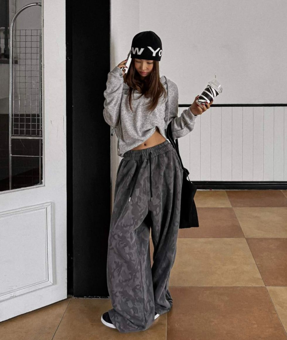 Made In Korea🇰🇷男生都能穿！Seoul Track Camo中性街頭迷彩運動褲₊˚⟡