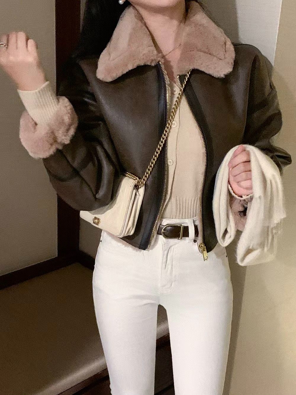 Made in Korea🇰🇷主打爆款必收 闆娘自留強推！Winter Muse內裏整件毛毛皮外套❄️保暖效果十足