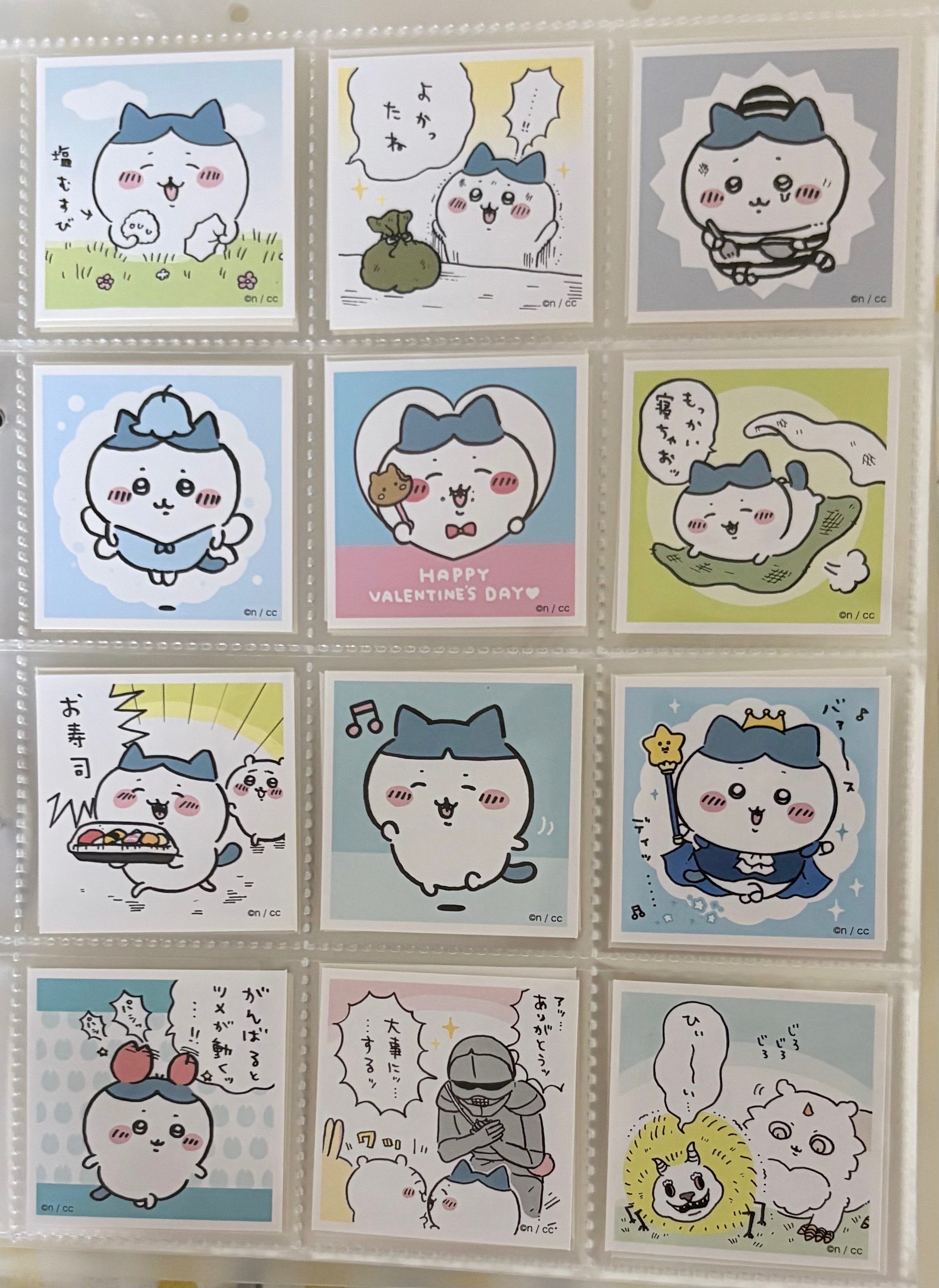方形貼紙D組 12張（整圖一起）