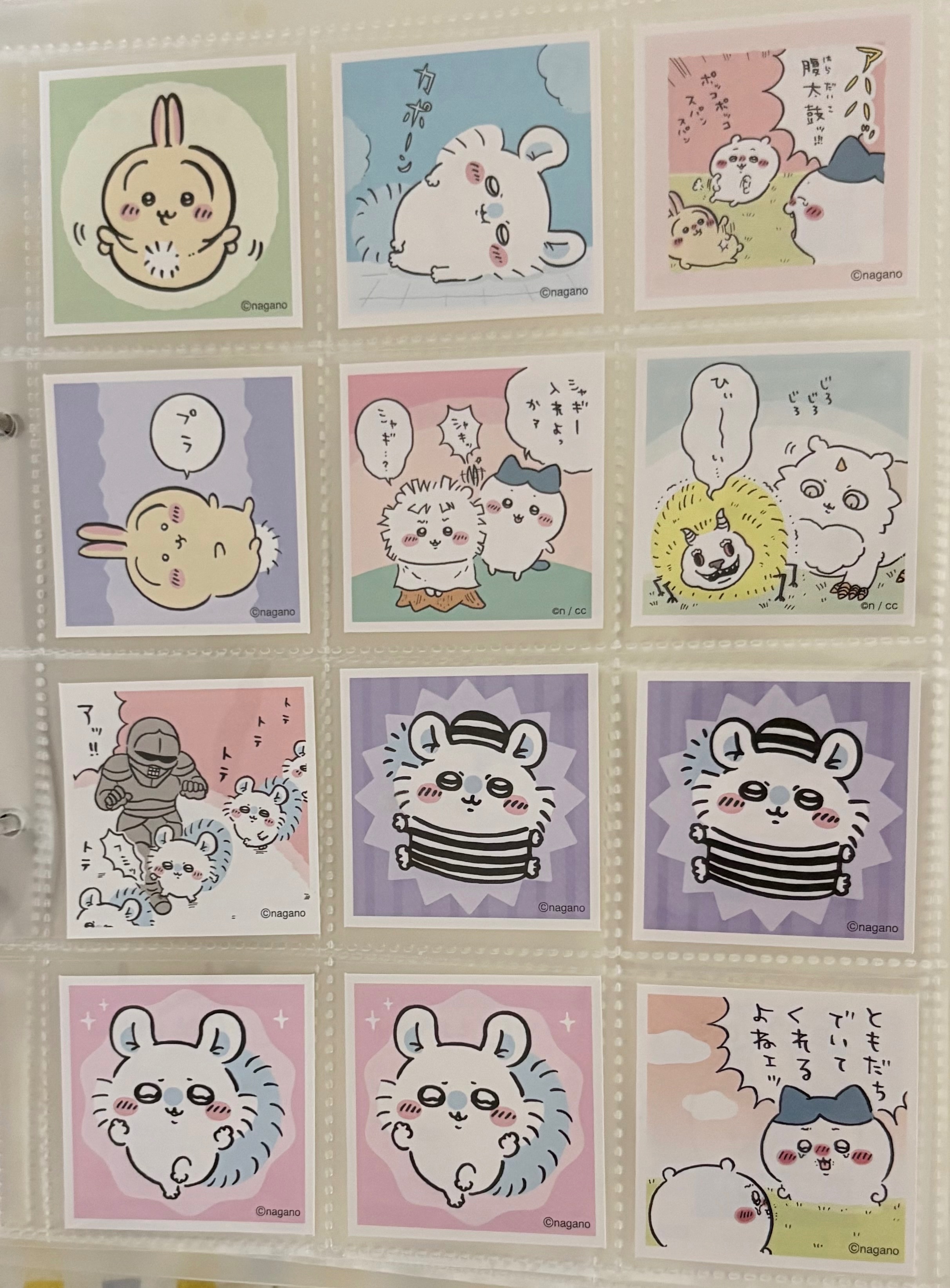 方形貼紙G組 12張（整圖一起）