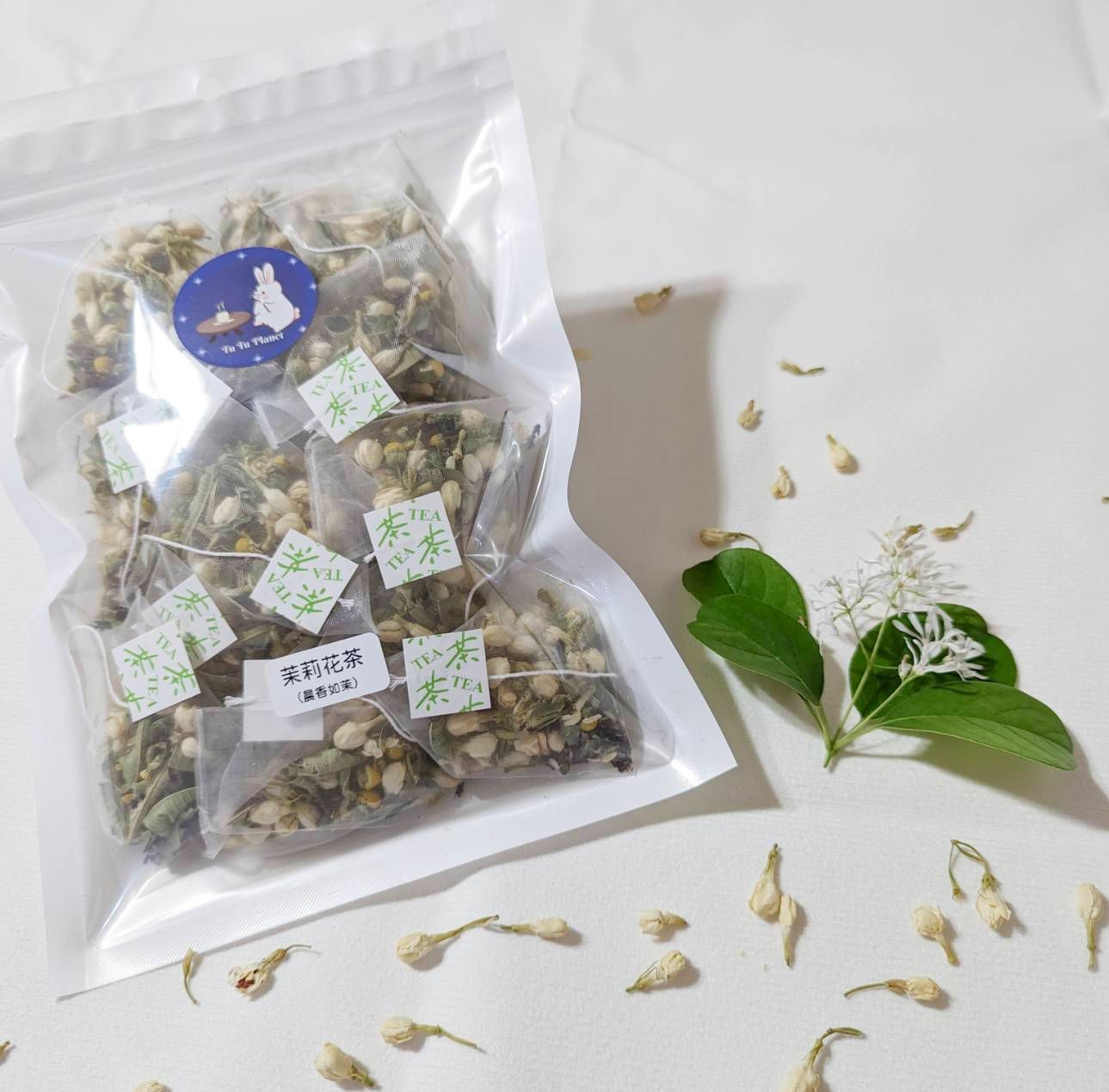 ~晨香如茉 茉莉花茶~  ＜＜兔兔星球手作花草茶＞＞天然養生~舒心療癒~