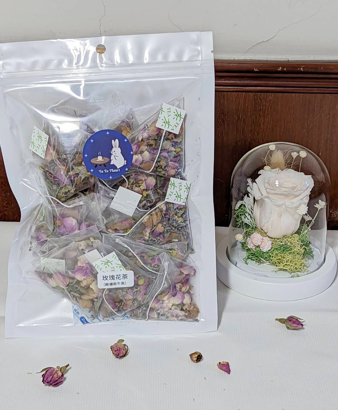 ~維納斯午茶 玫瑰花茶~  ＜＜兔兔星球手作花草茶＞＞天然養生~舒心療癒~