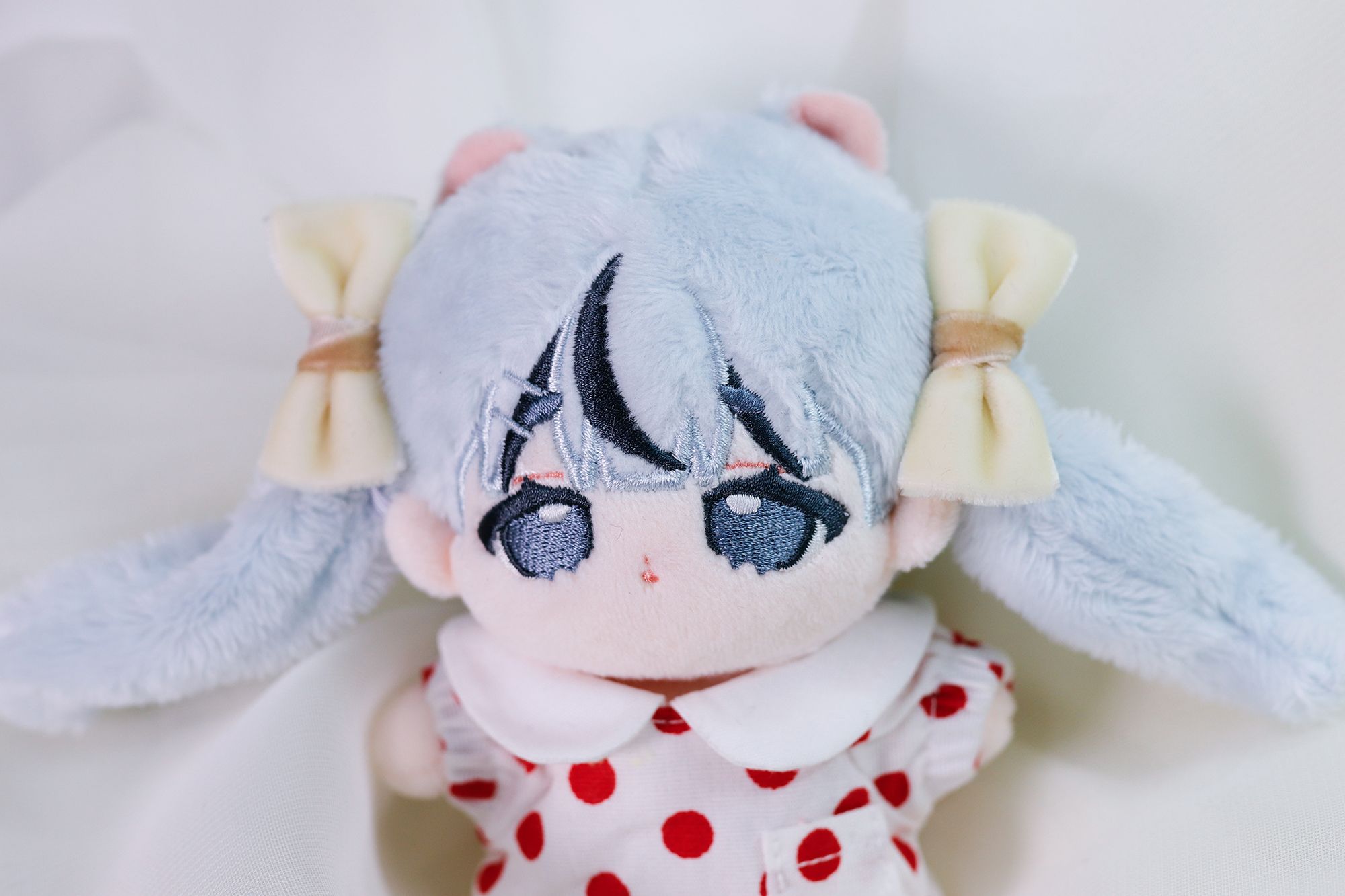 植絨緞帶髮飾-迷你蝴蝶結（小）