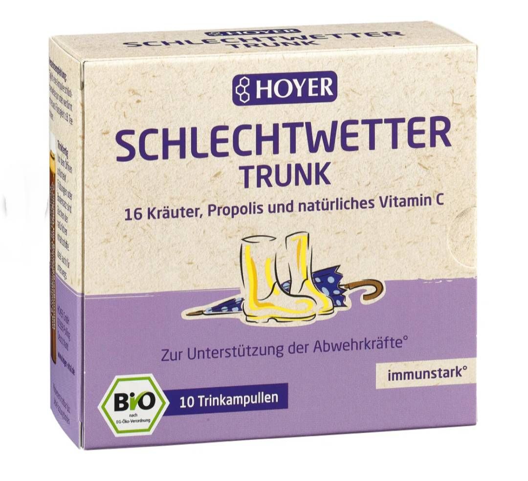 （德國原裝） 德國爛天氣養生液 10X10ml HOYER Schlechtwetter Trunk Trinkampu