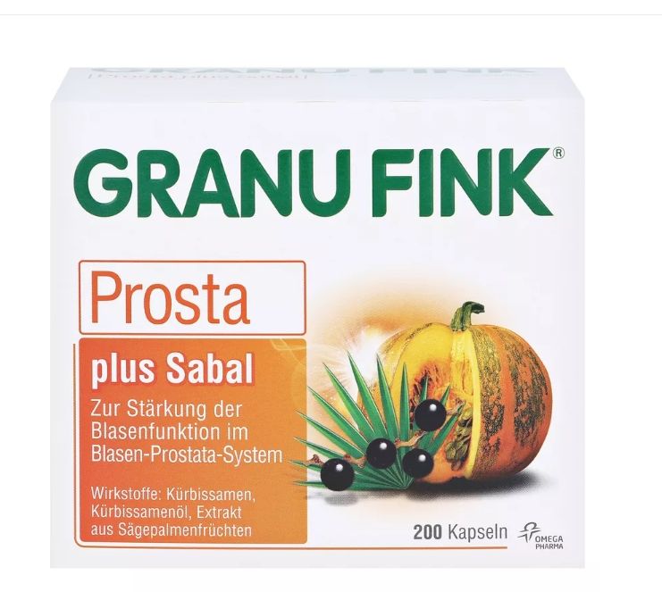 （德國原裝） 德國 GRANU FINK  男性專用南瓜籽膠囊 200入