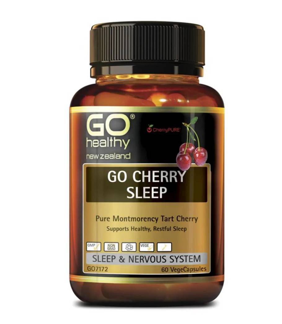 （紐西蘭原裝） GO healthy 櫻桃助眠精華精囊 60入