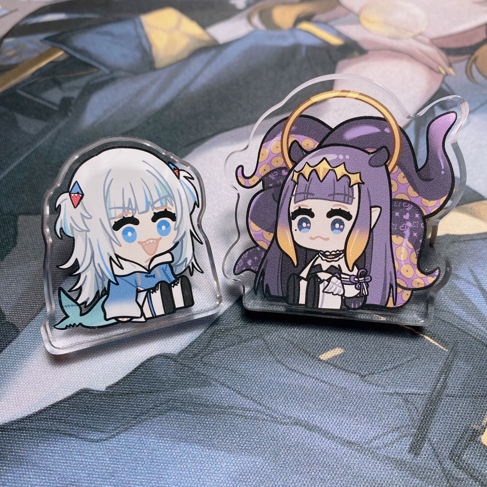 Gura ＆ Ina 厚壓克立牌
