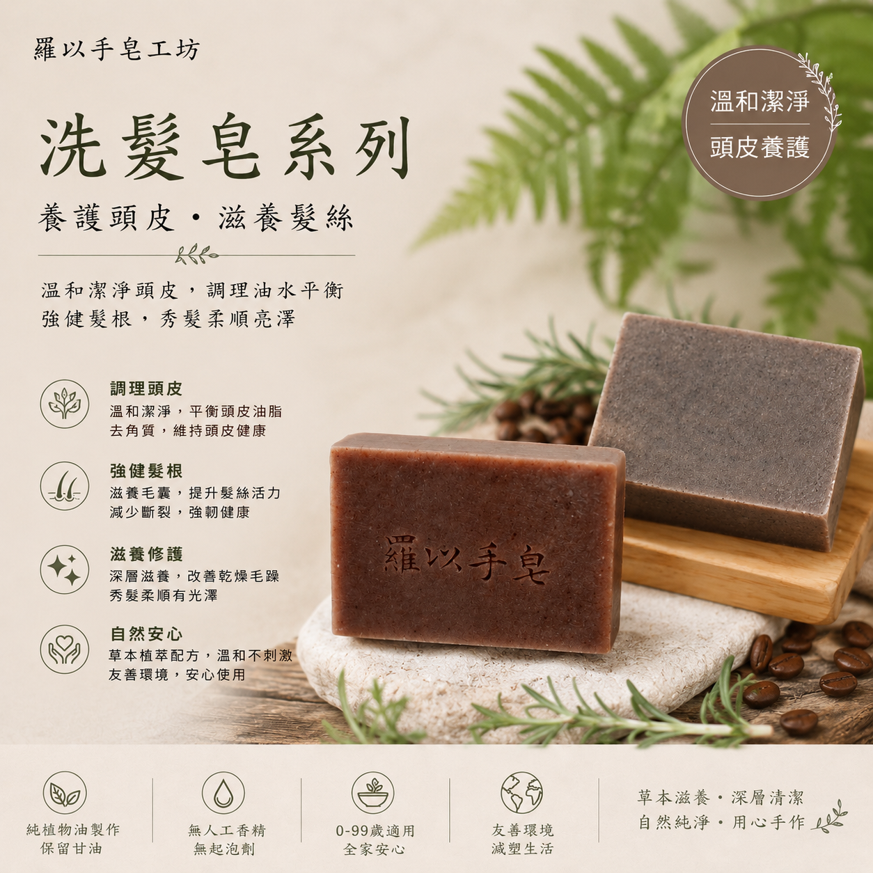 洗髮皂系列