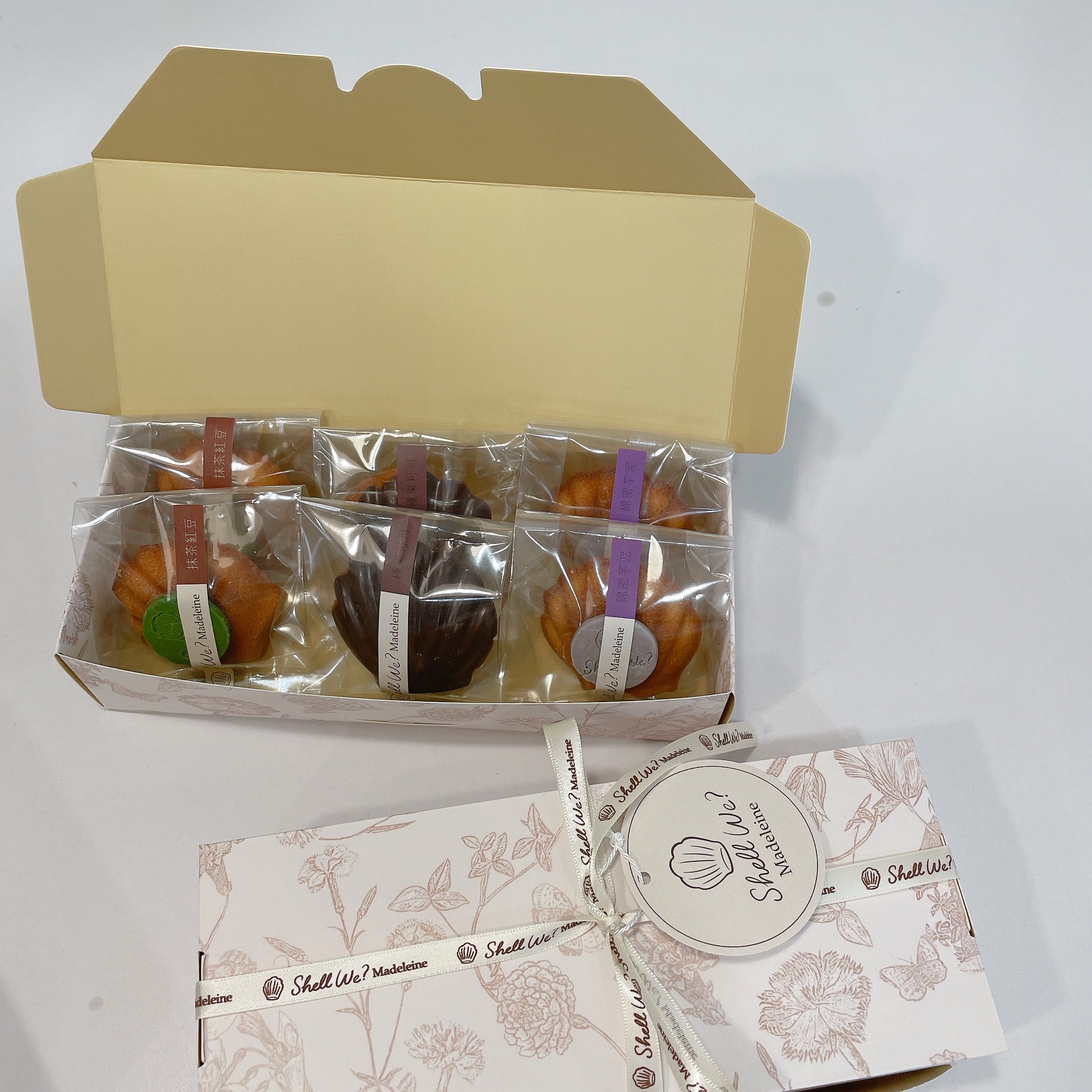 Shell we? Madeleine瑪德蓮 6顆禮盒（可指定口味）