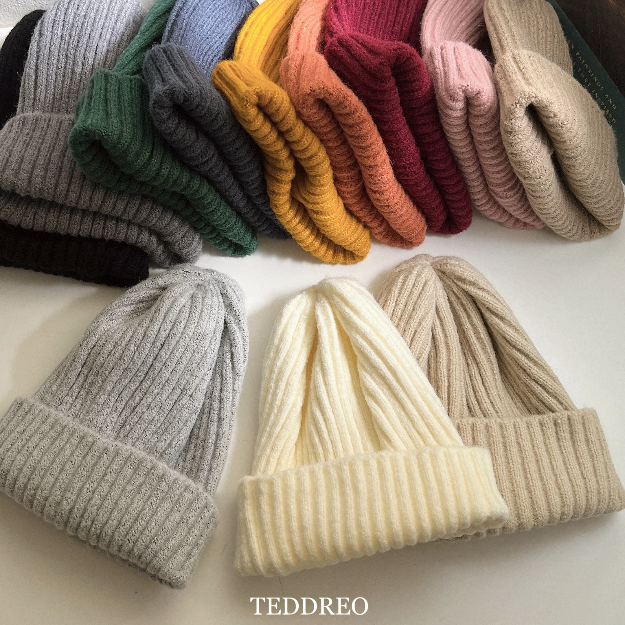 麻糬毛線帽-12 colors