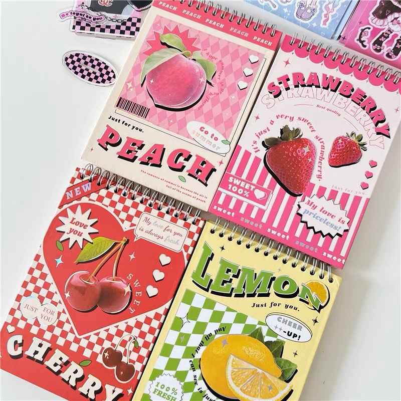 ✏️水果復古風美式風筆記本
