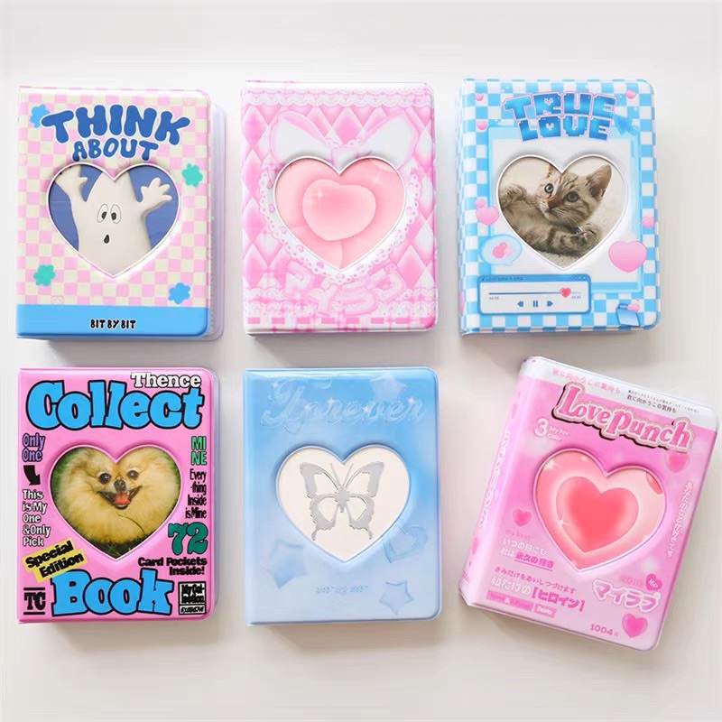 📸愛心ins風雙格卡冊