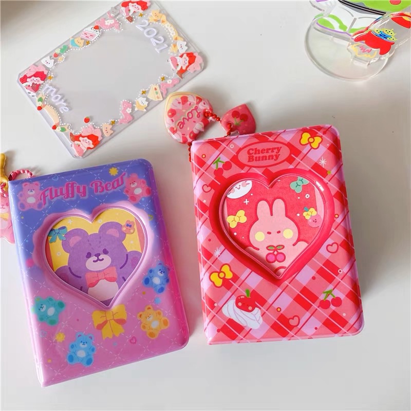 📸夢幻粉紫色系單格卡冊