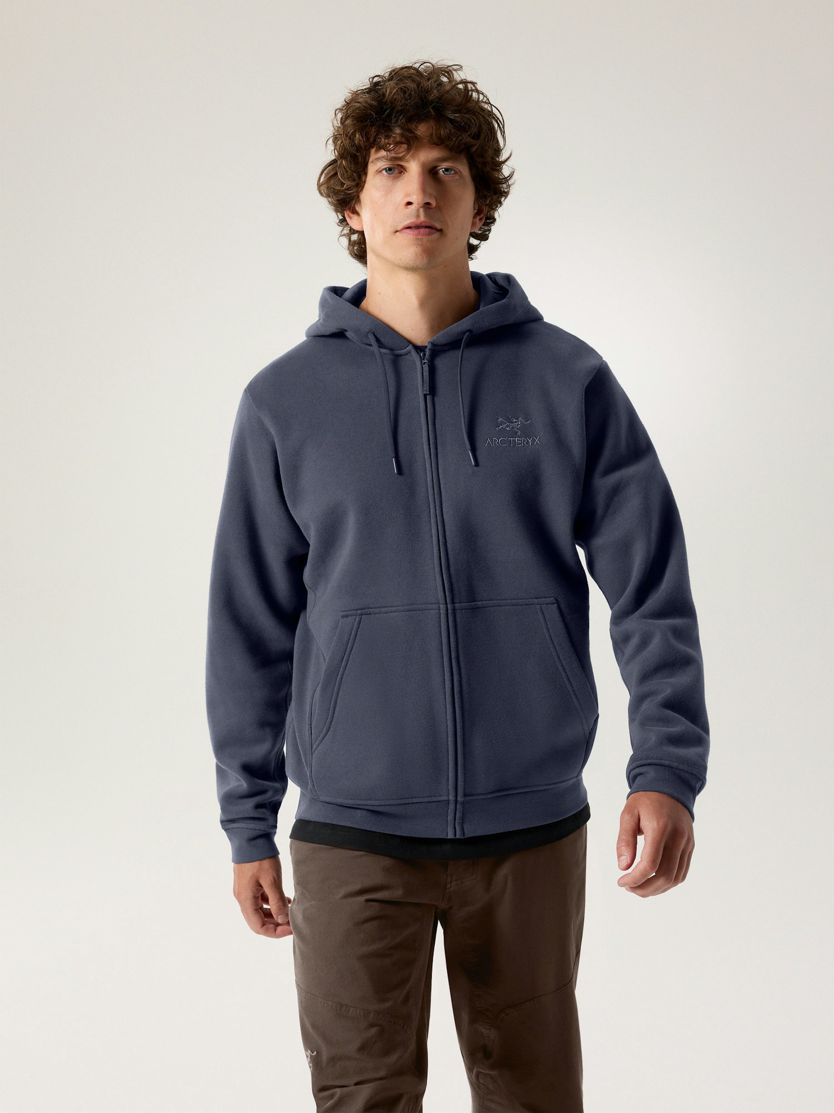 Arc’teryx Emblem Fleece Full Zip Hoody 男款2025新款全開襟保暖連帽外套