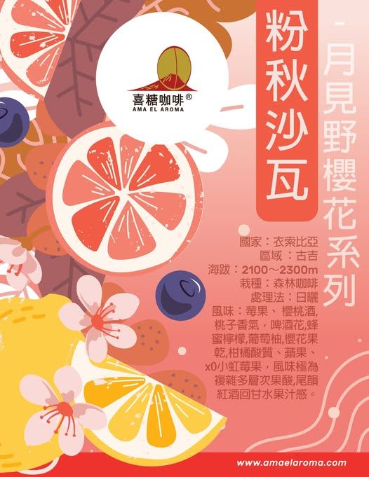 衣索比亞 古吉 月見野櫻花 - 粉秋沙瓦 日曬