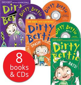 髒小弟有聲橋樑書（8書+8CD）Dirty Bertie Collection $700  （-DTBT-）
