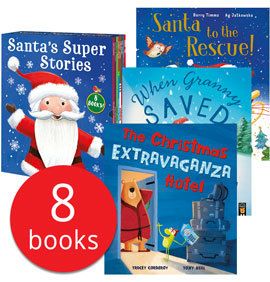 Santa Super Stories Collection - 8 Books $750 （-SNTA-）