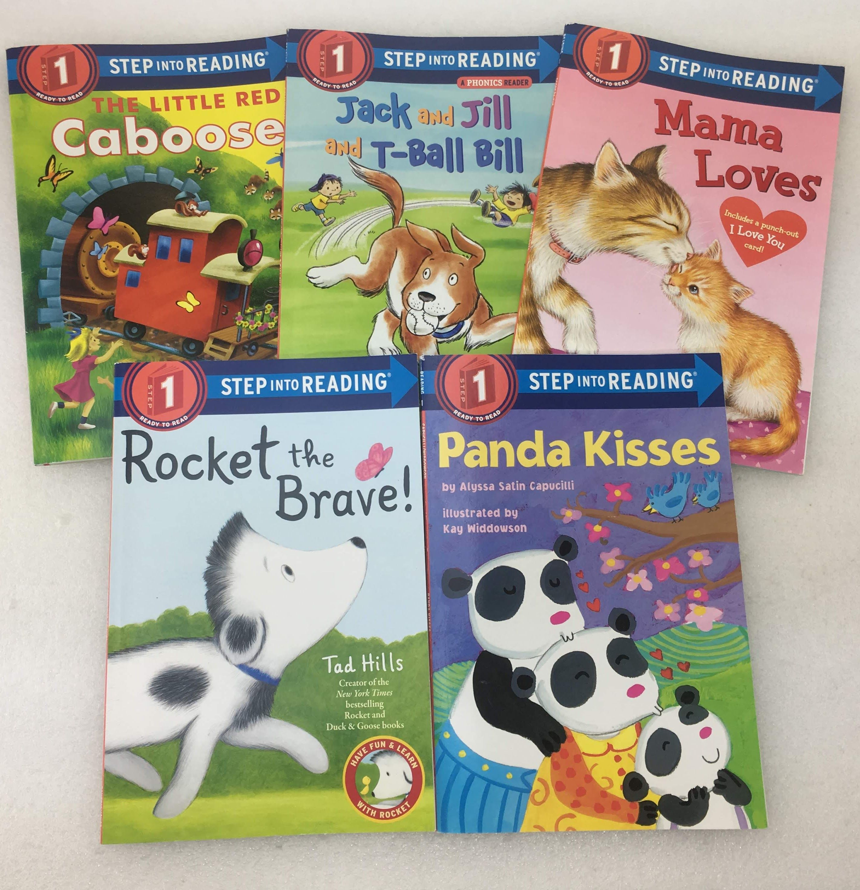 【清倉】Step into Reading Level 1 5書 $350-＞$280  （-RTR1-）