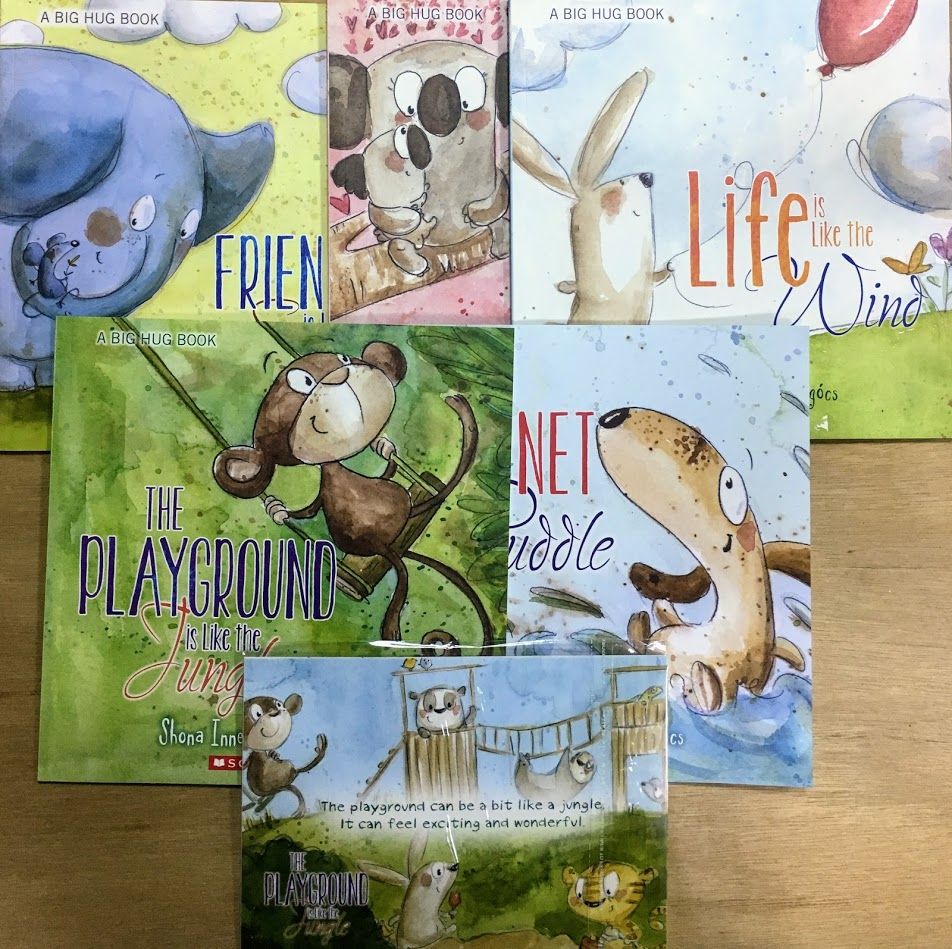 【關於心理健康】A Big Hug Book 5書+名信片 $725 （-SBHB-）