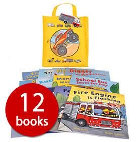  Busy Wheels in a Bag - 12 Books（車車大會合） $850 （-BWHS-）