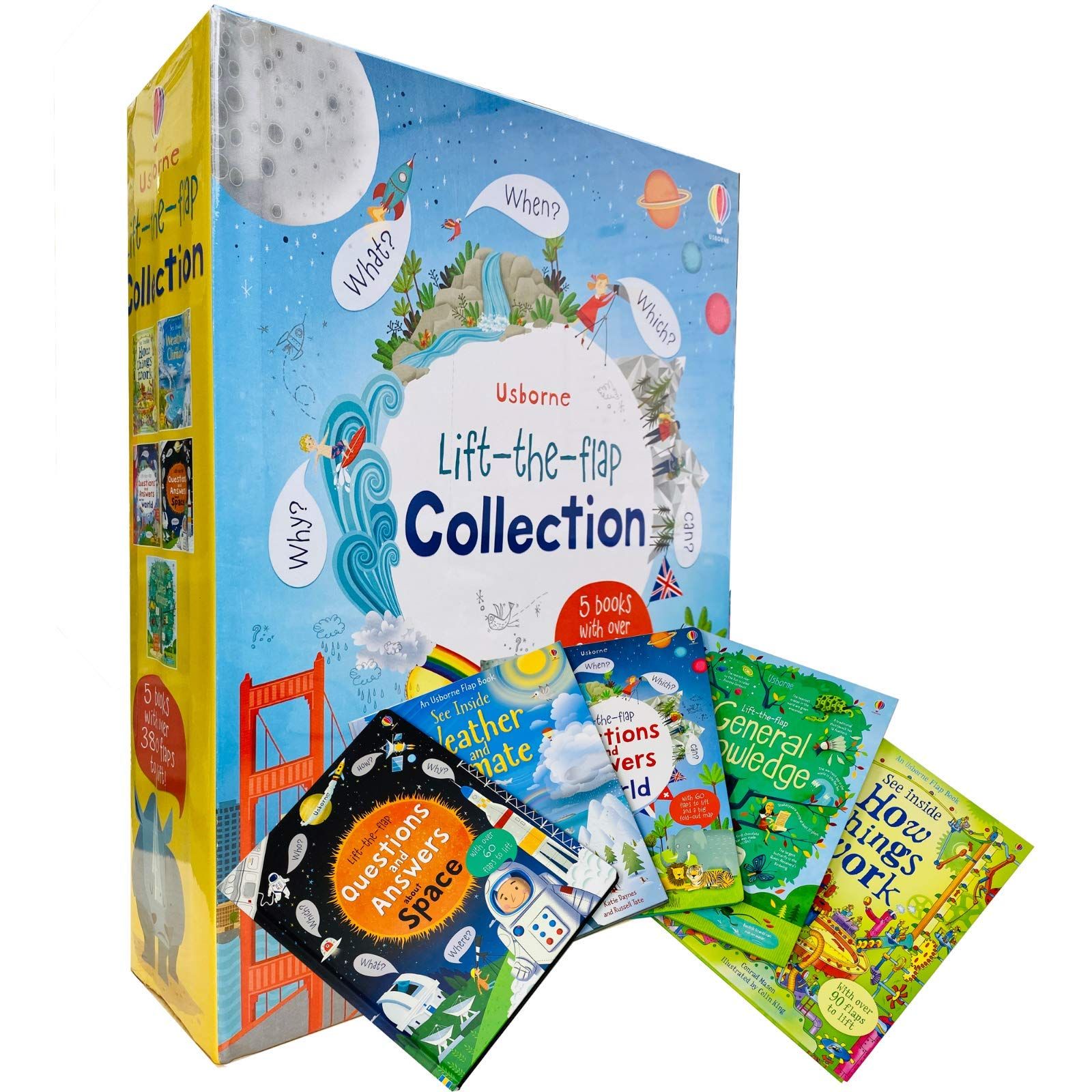 Usborne Lift-the-flap Questions and Answers 5書$1200 （-ULF5-）