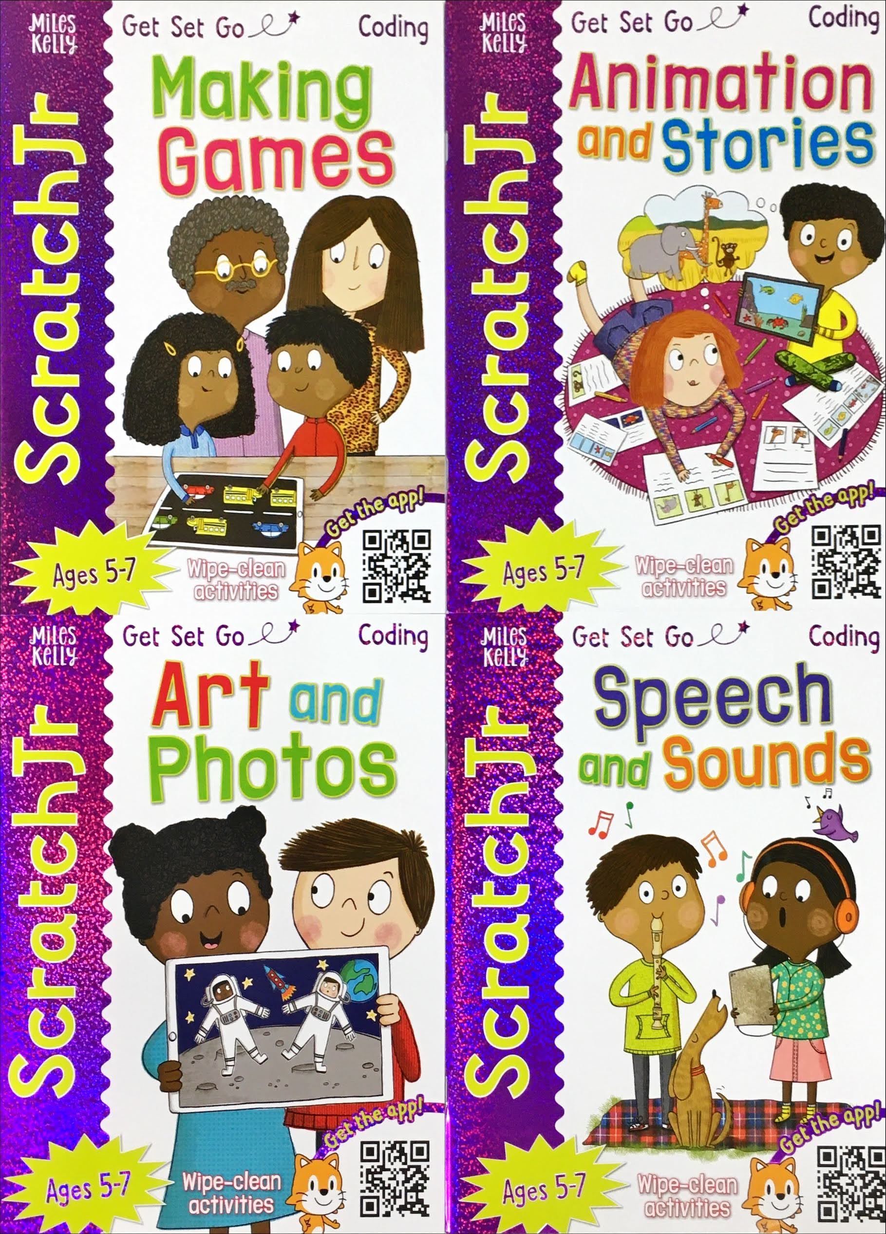 Get Set Go Coding: Scratch Jr 4書 $450 （-GSG4-）