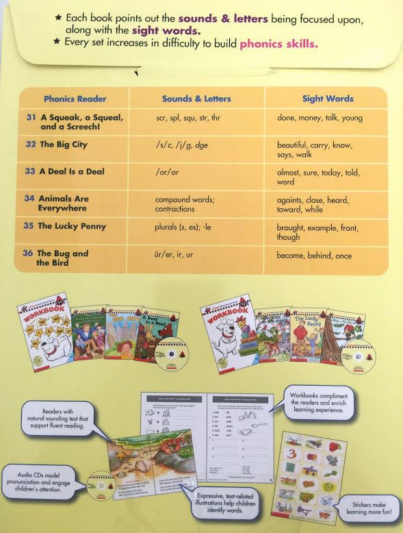 Phonics Booster Books LEVEL 6（#31-#36）$500 （-PBB6-）