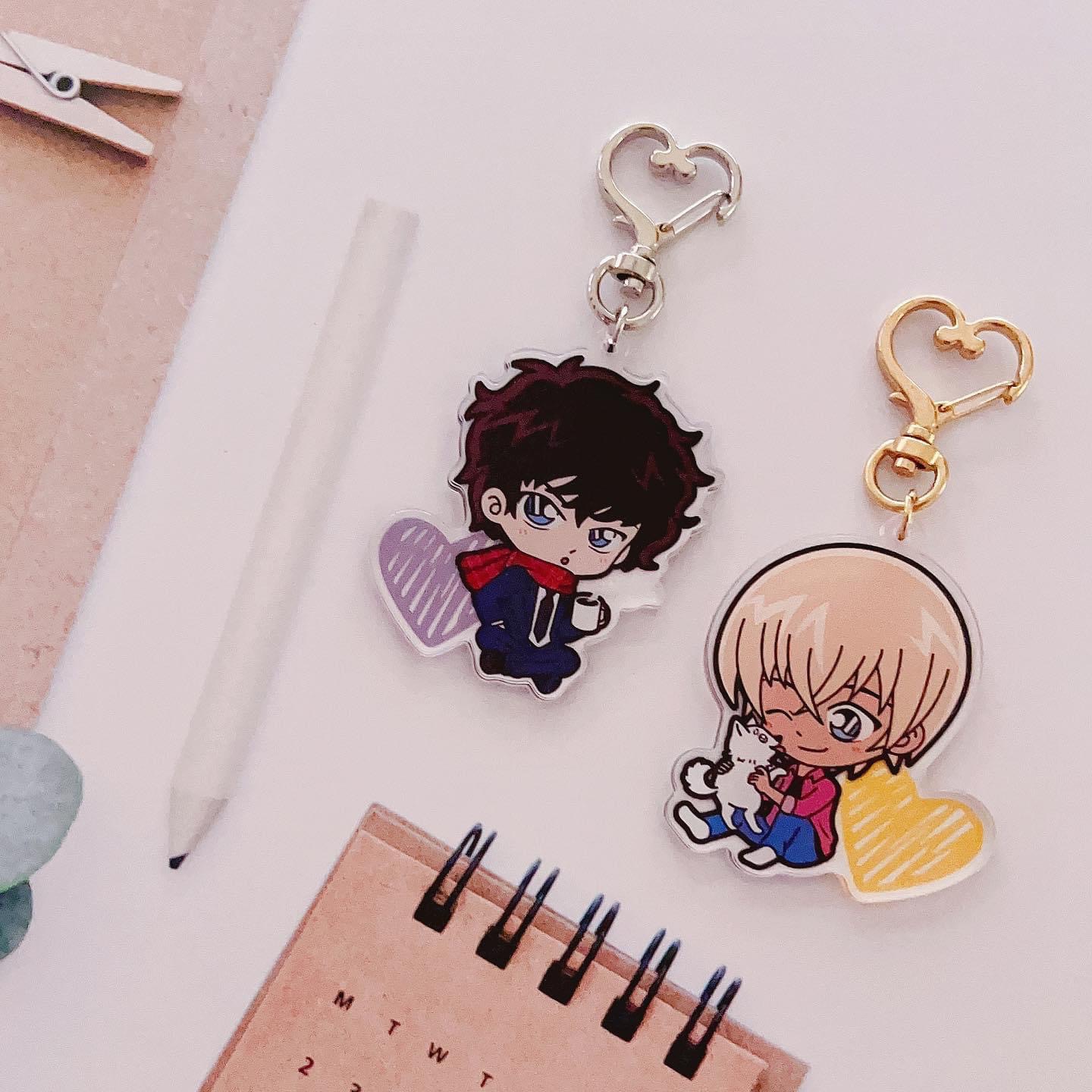 二創 | 警校組日常-零＆松田壓克力吊飾