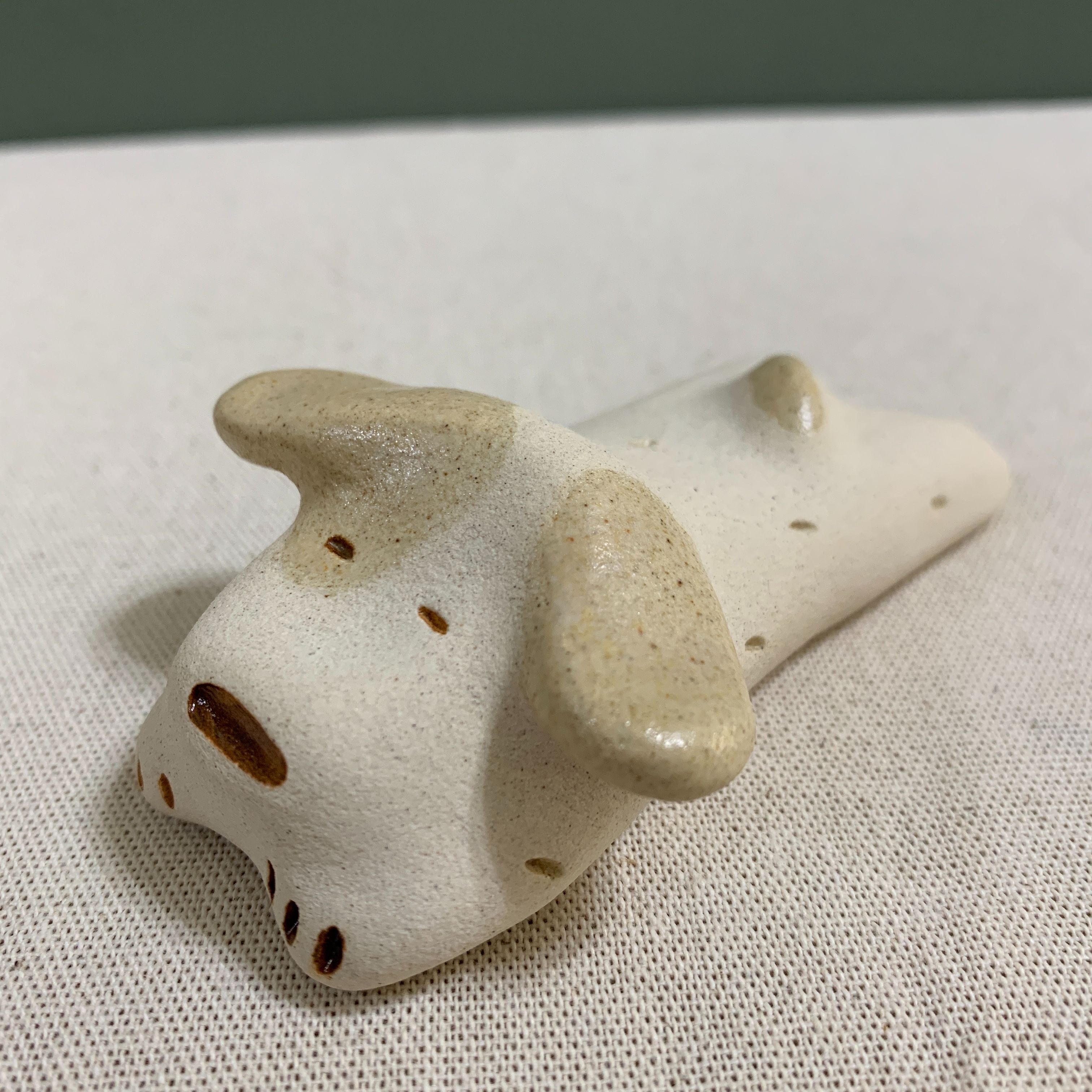 趴趴犬-奶油色耳朵單邊眼罩