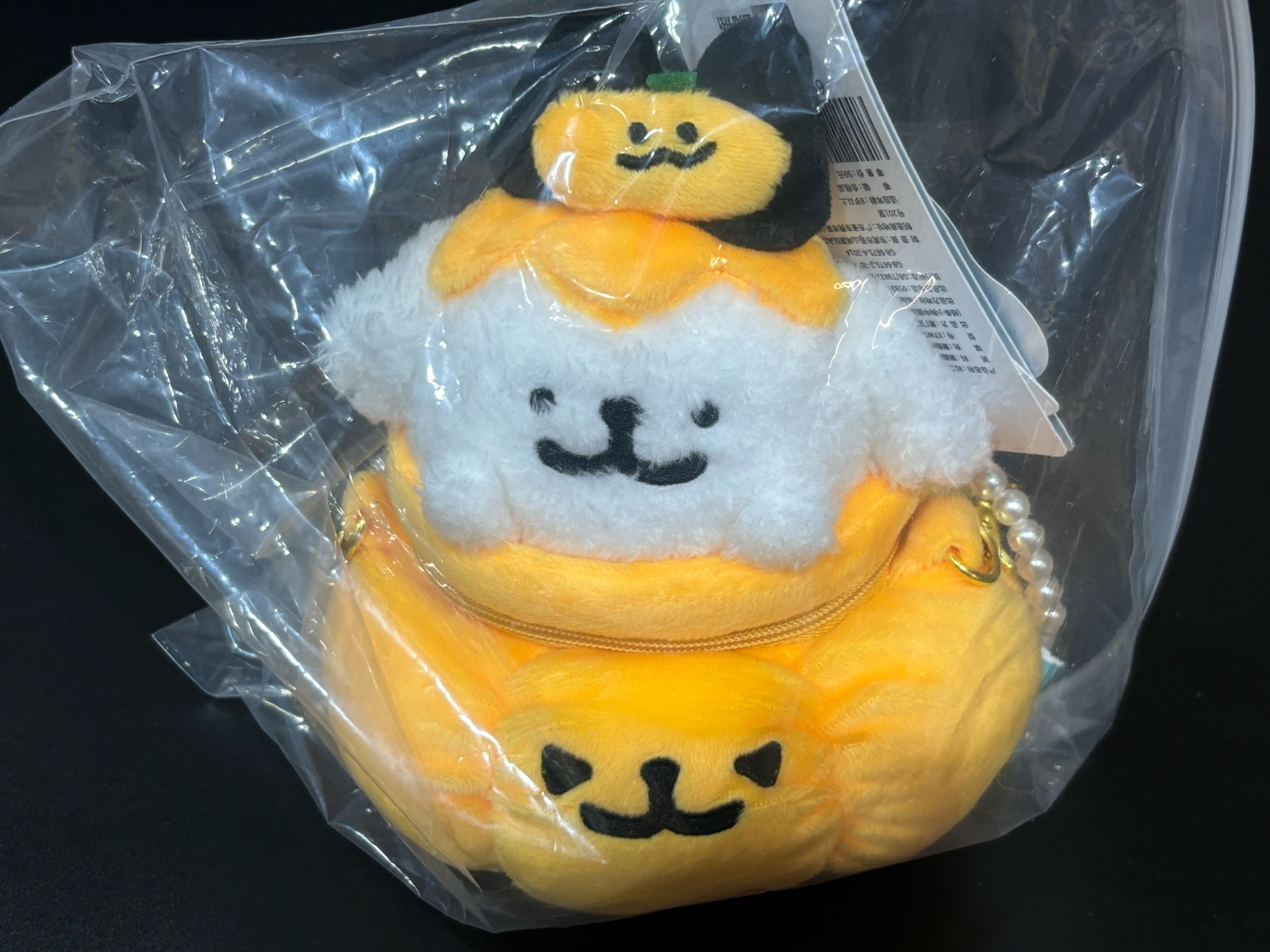 線條小狗南瓜包