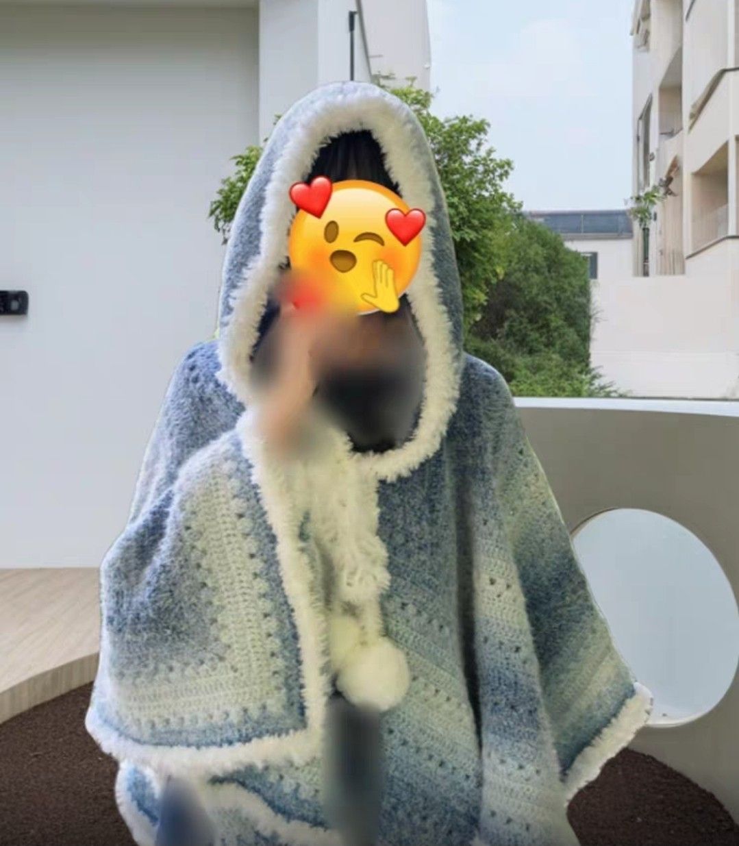 預購-冬日斗篷毯材料包