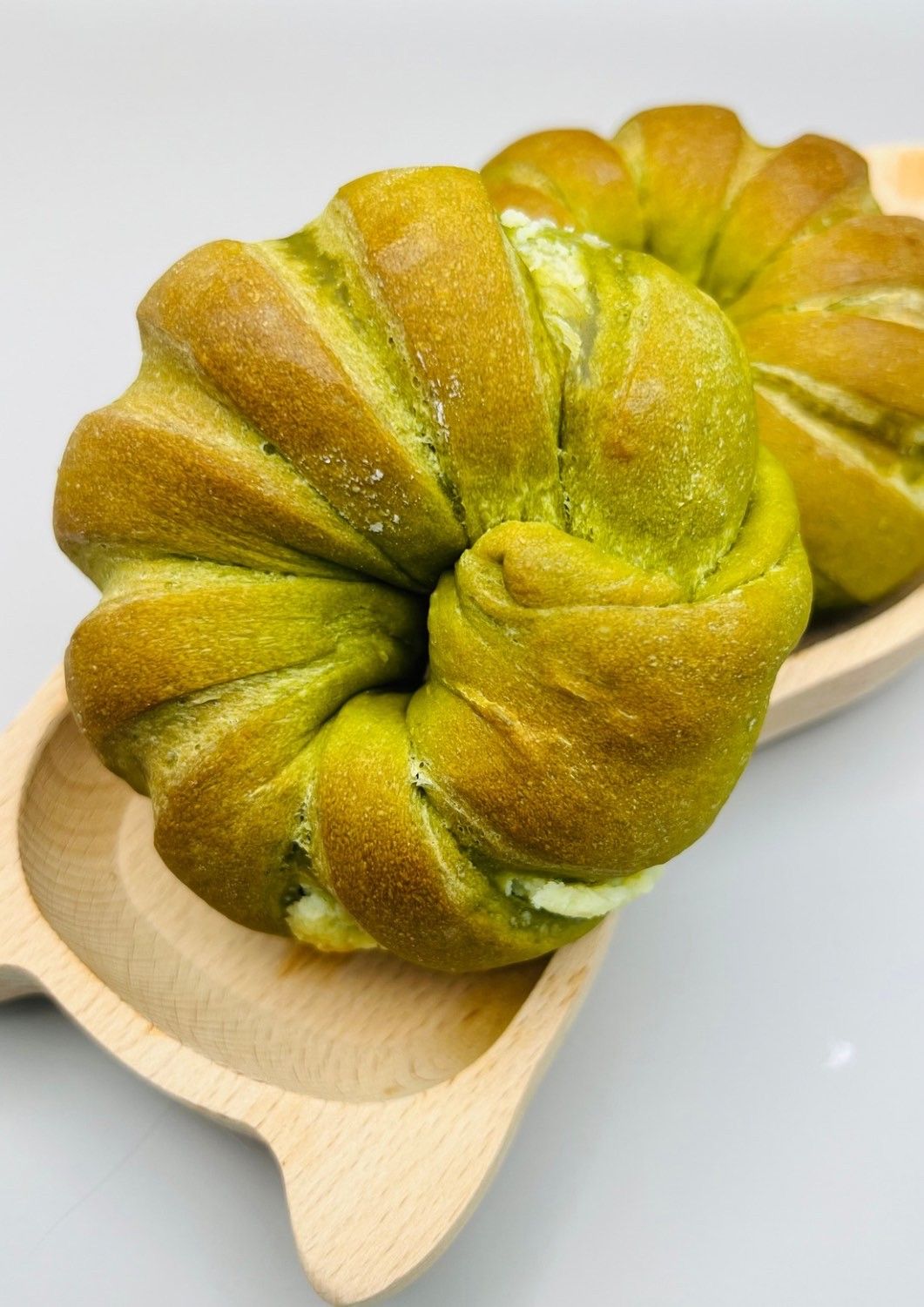 抹茶奶酥花捲