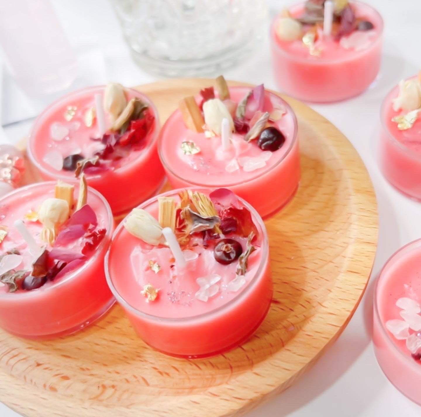 心心魔法蠟燭（買6送1加送愛心翅膀燭台）