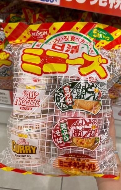 日本 ￼日清食品 NISSIN 5入迷你杯麵 205g