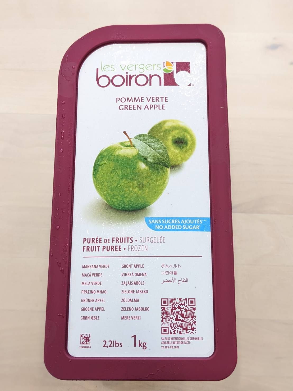 冷凍青蘋果果泥 100% 保虹 BOIRON 冷凍果泥