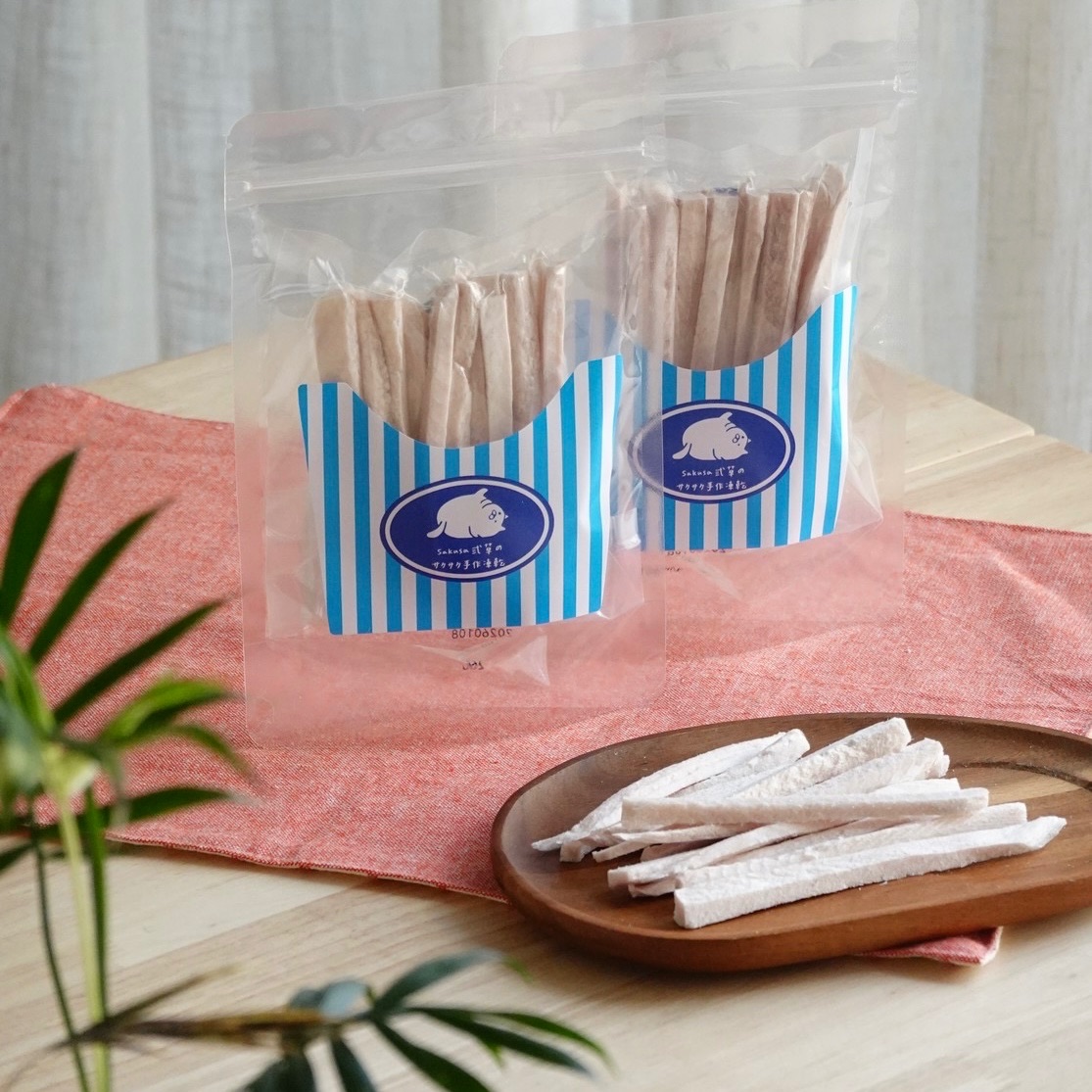 無毒虱目魚＿手切魚薯條凍乾（虱目魚）