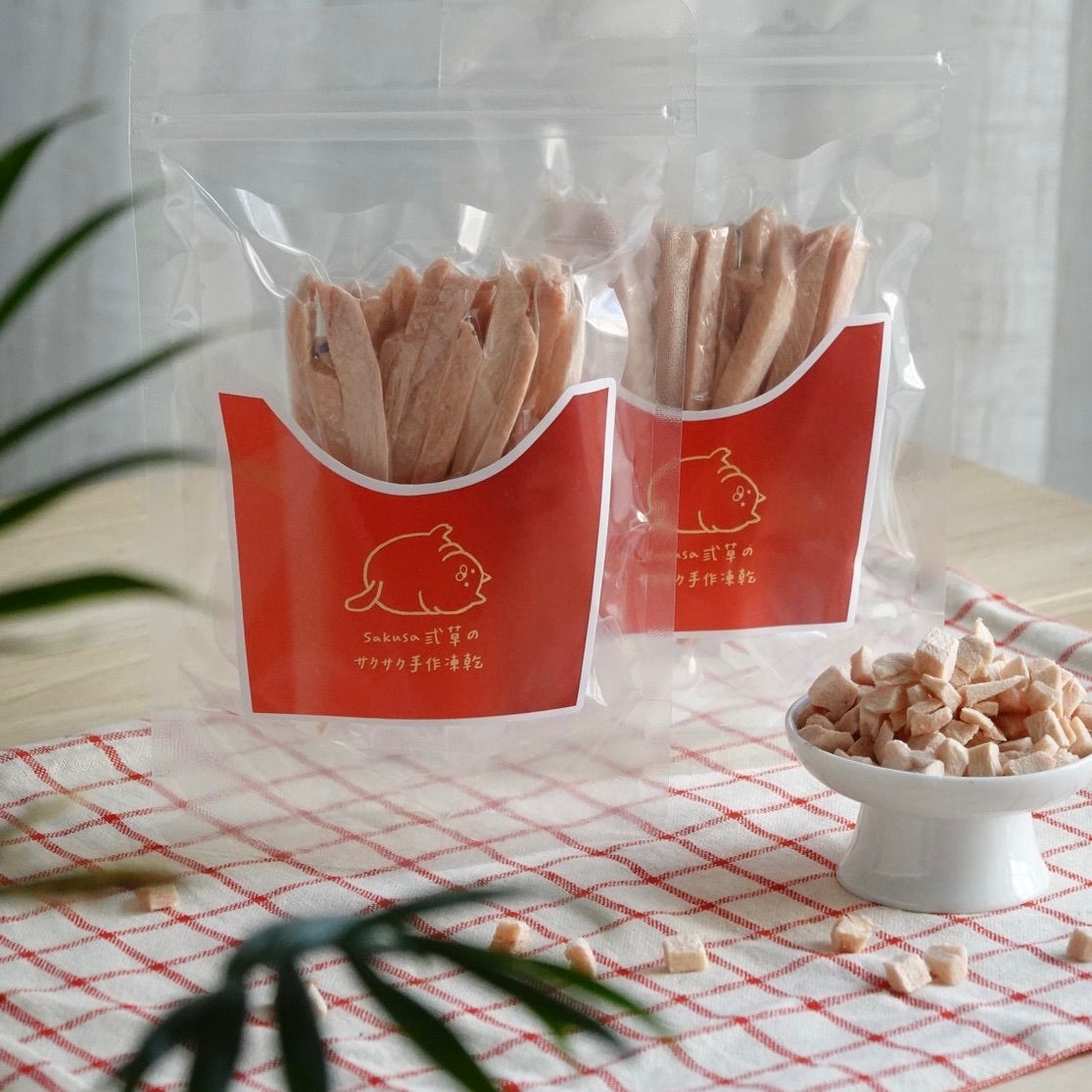 18週齡朝露雞＿手切雞薯條凍乾（雞胸部位）