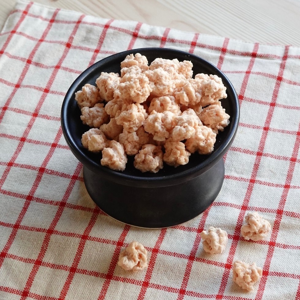 手工爆米花凍乾＿雞米花（雞胸肉）