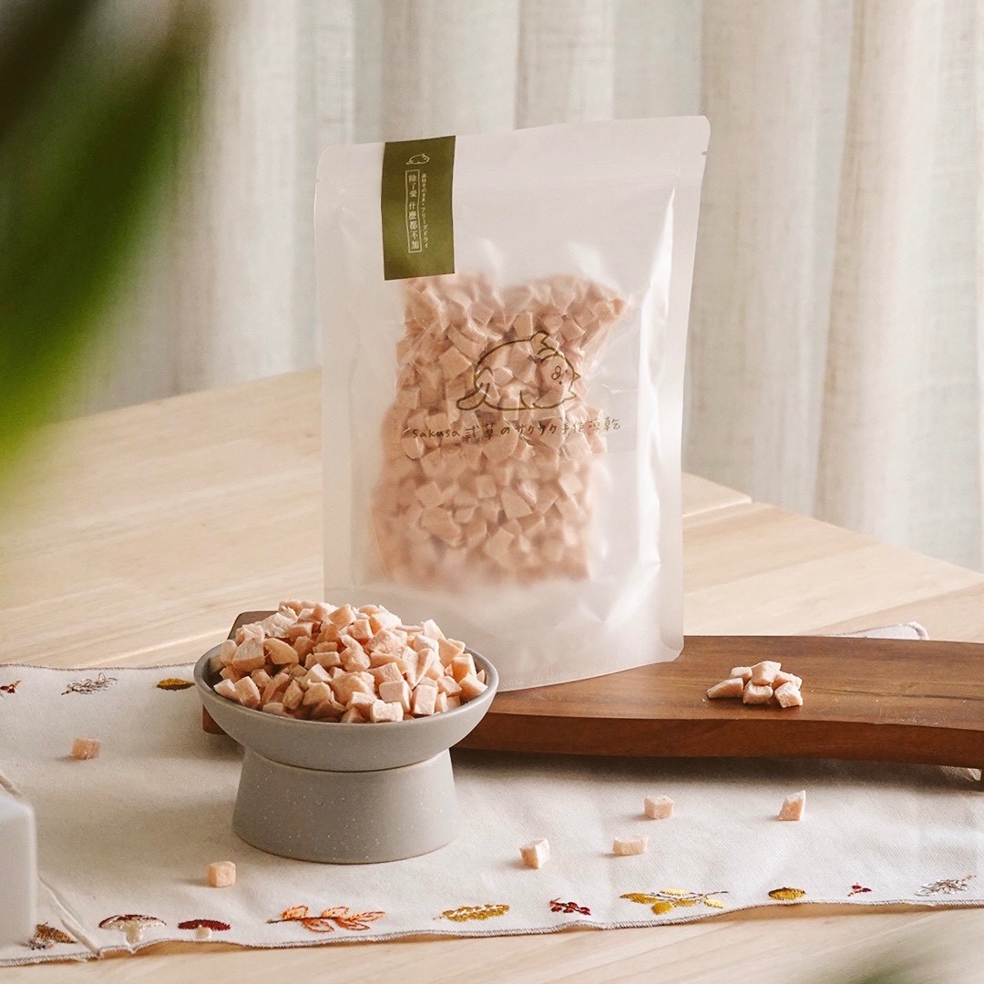 18週熟齡露水雞＿手切雞丁凍乾