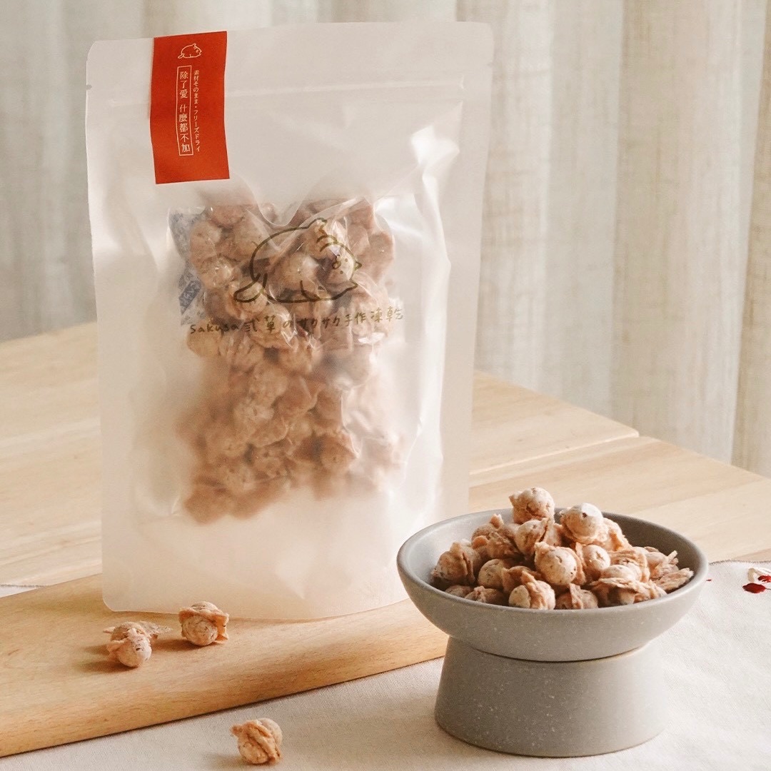 手工小漢堡＿雞肝雞肉堡凍乾