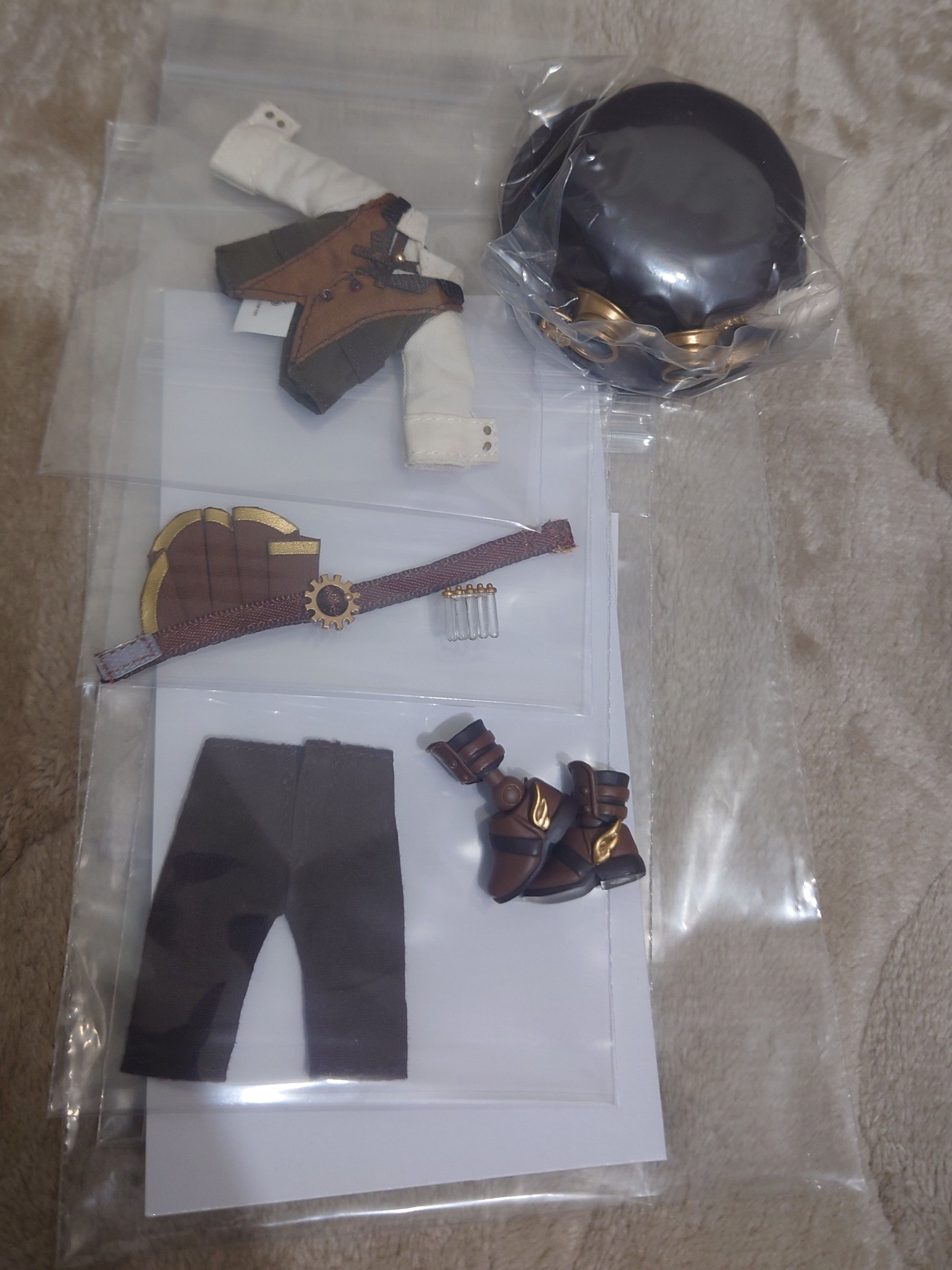 【服裝套組+帽子】黏土娃 發明家