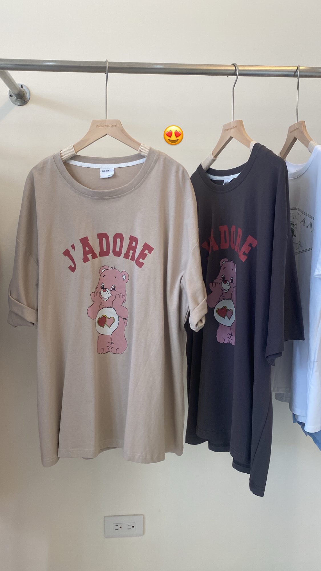 可愛熊熊寬鬆大tee